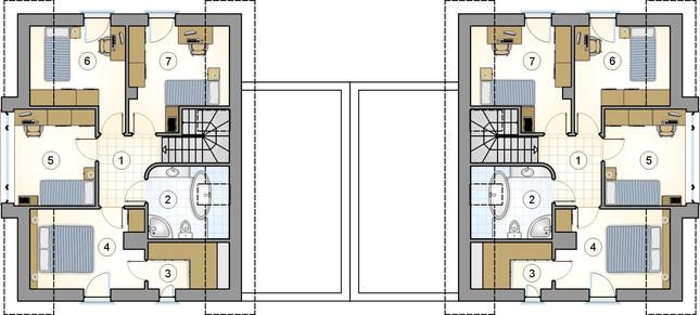 Rzut poddasza POW. 0,0 m²