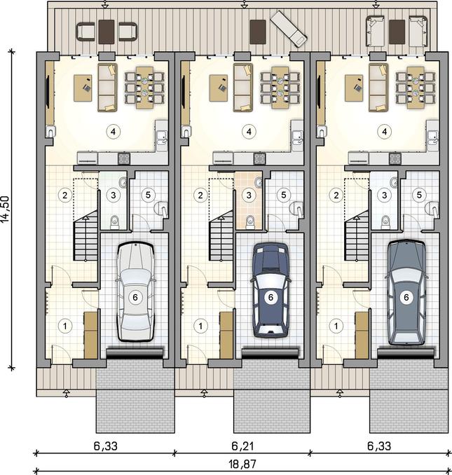 Rzut parteru POW. 0,0 m²
